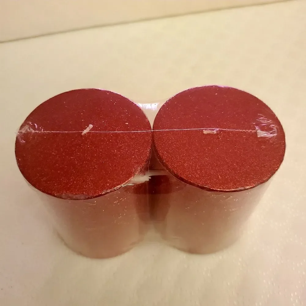 NWOT Red Pair of Christmas Candles